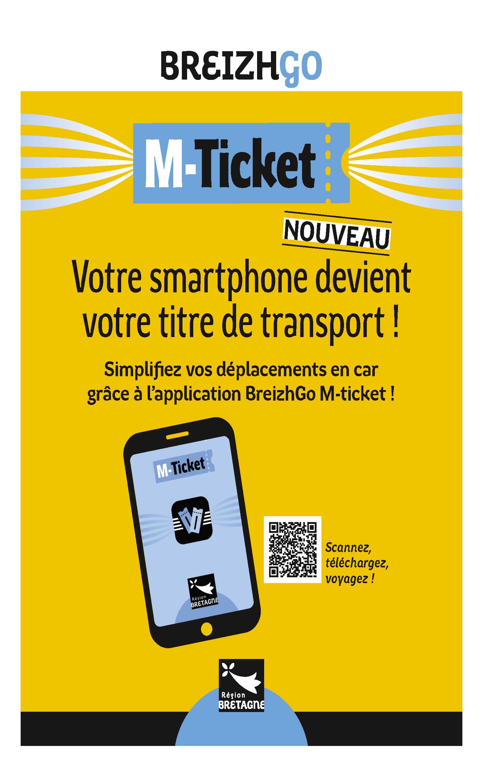 Nouveau : Application BreizhGo M-ticket
